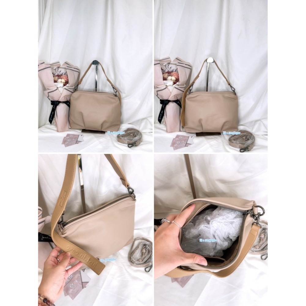 台灣現貨 Just.in.case 雲朵包 泰國小綜品牌 肩背包 斜背包-細節圖6