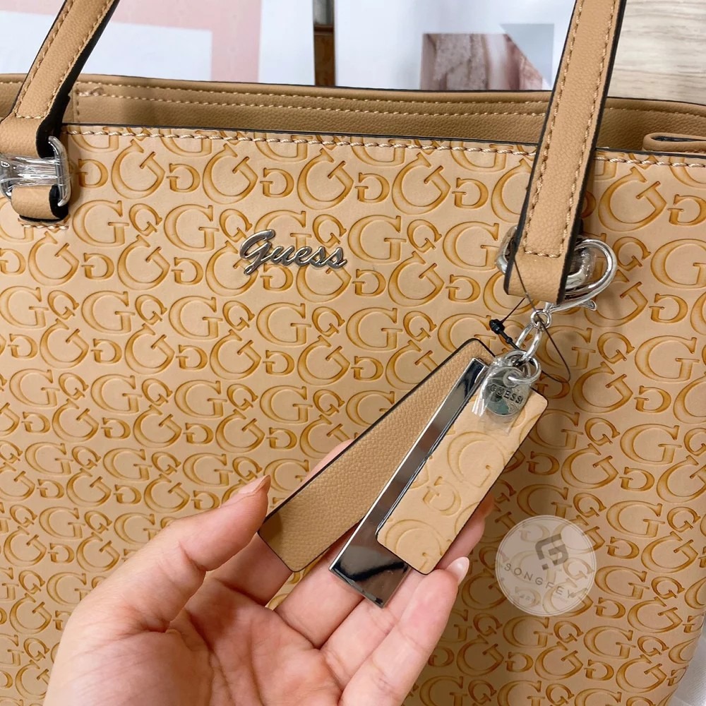 Guess 拉鍊托特包 肩背包-細節圖4