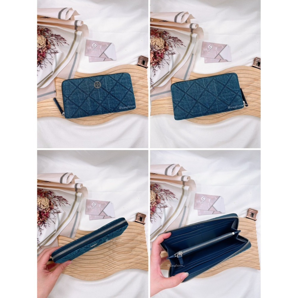 美國代購🇺🇸臺灣現貨 Tory Burch｜TB Willa 小香風 ㄇ型拉鍊長夾-細節圖8