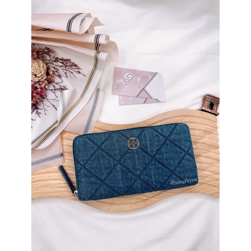 美國代購🇺🇸臺灣現貨 Tory Burch｜TB Willa 小香風 ㄇ型拉鍊長夾-規格圖8