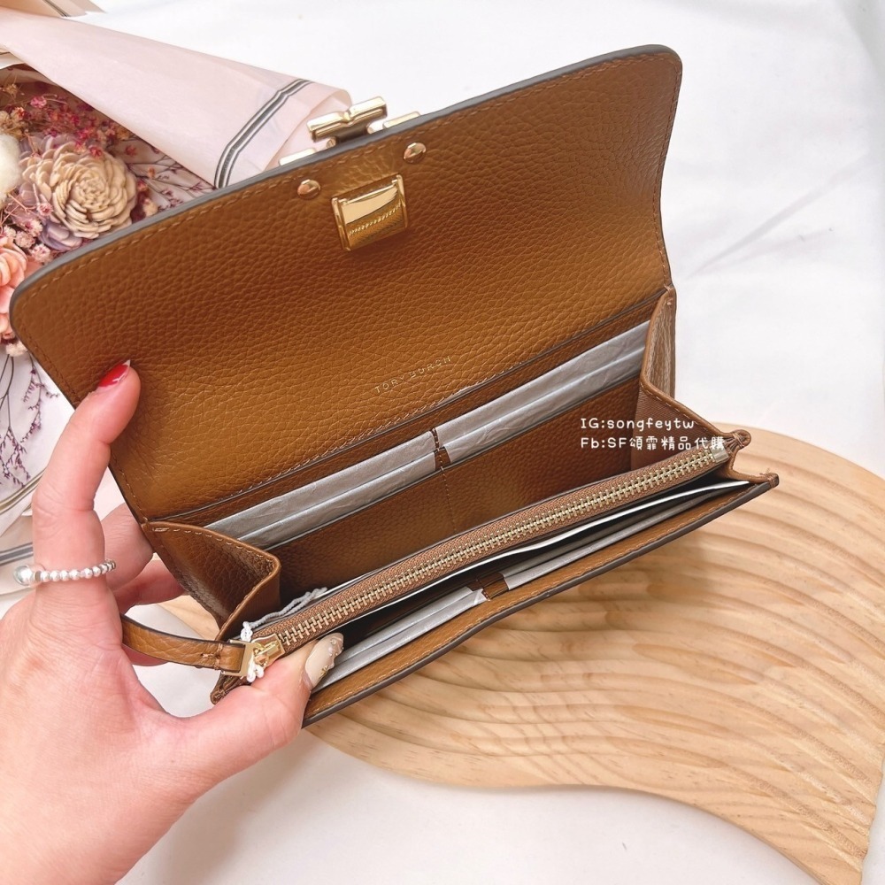 美國代購🇺🇸台灣現貨 Tory Burch｜TB 大金信封長夾-細節圖3