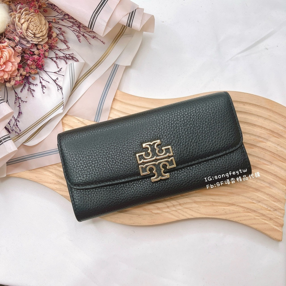 美國代購🇺🇸台灣現貨 Tory Burch 大金logo 信封長夾-細節圖7