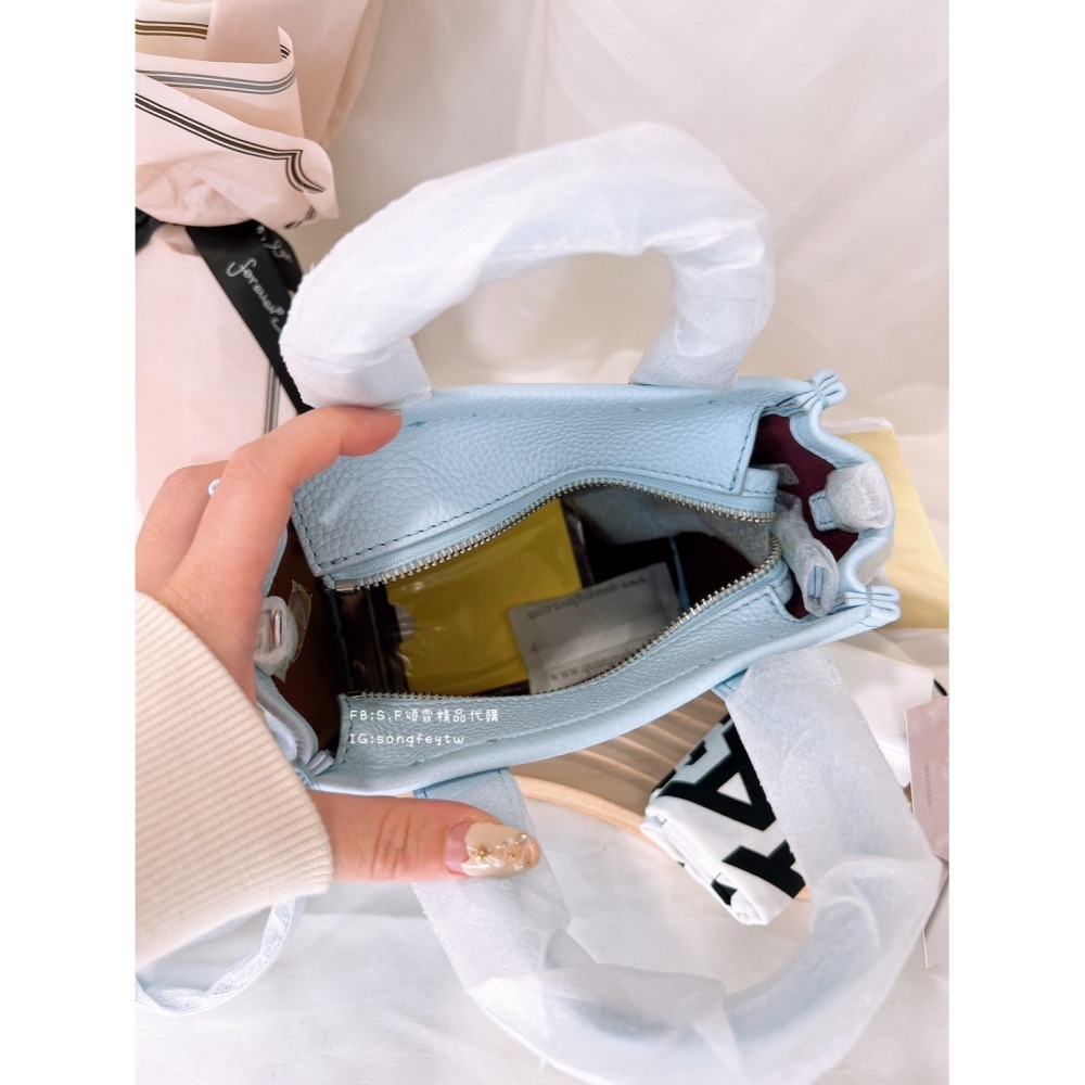 美國代購🇺🇸台灣現貨 MJ 專櫃款 皮革托特包 迷你款 手提斜背包-細節圖3