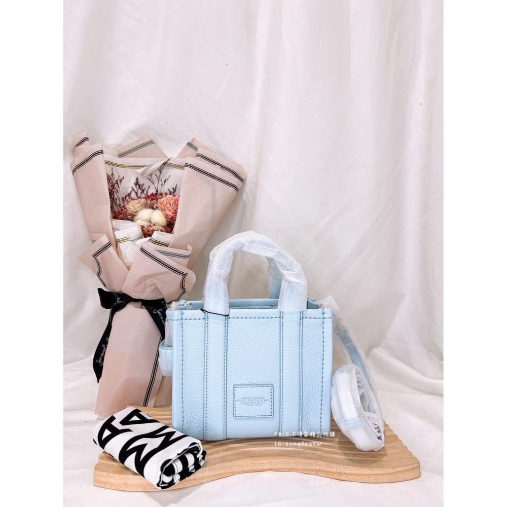 美國代購🇺🇸台灣現貨 MJ 專櫃款 皮革托特包 迷你款 手提斜背包-細節圖5