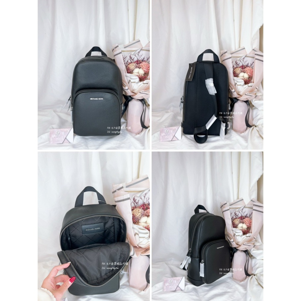 美國代購🇺🇸台灣現貨 MK 男款 直立式胸包 大款-細節圖8