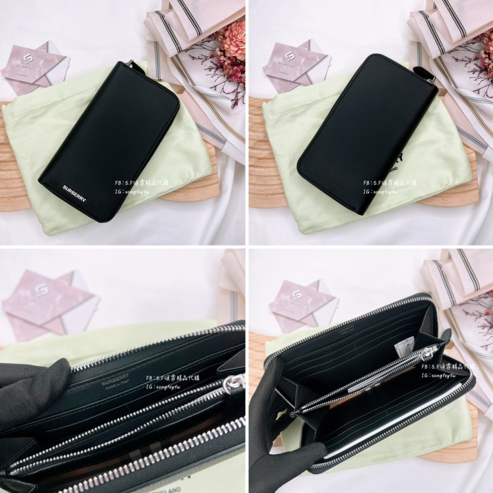 歐美代購 台灣現貨 BURBERRY 拉鍊大長夾  情人節-細節圖5