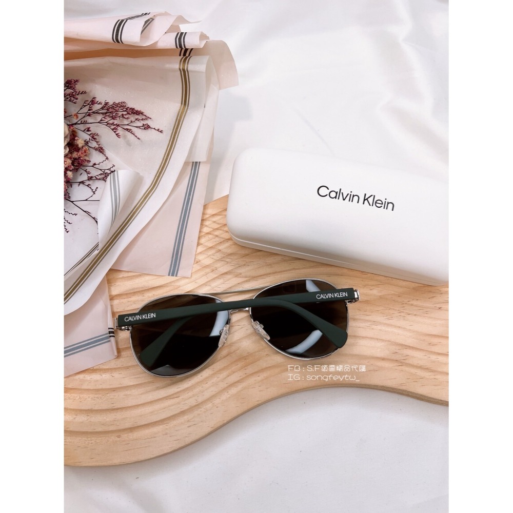 美國代購🇺🇸台灣現貨 Calvin Klein｜CK 男款 經典 琥珀鏡架 飛行款墨鏡-細節圖4