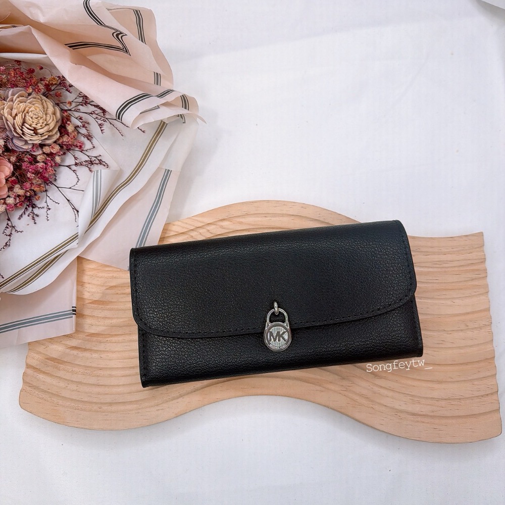 美國代購🇺🇸台灣現貨 MK 鎖頭信封長夾-規格圖5