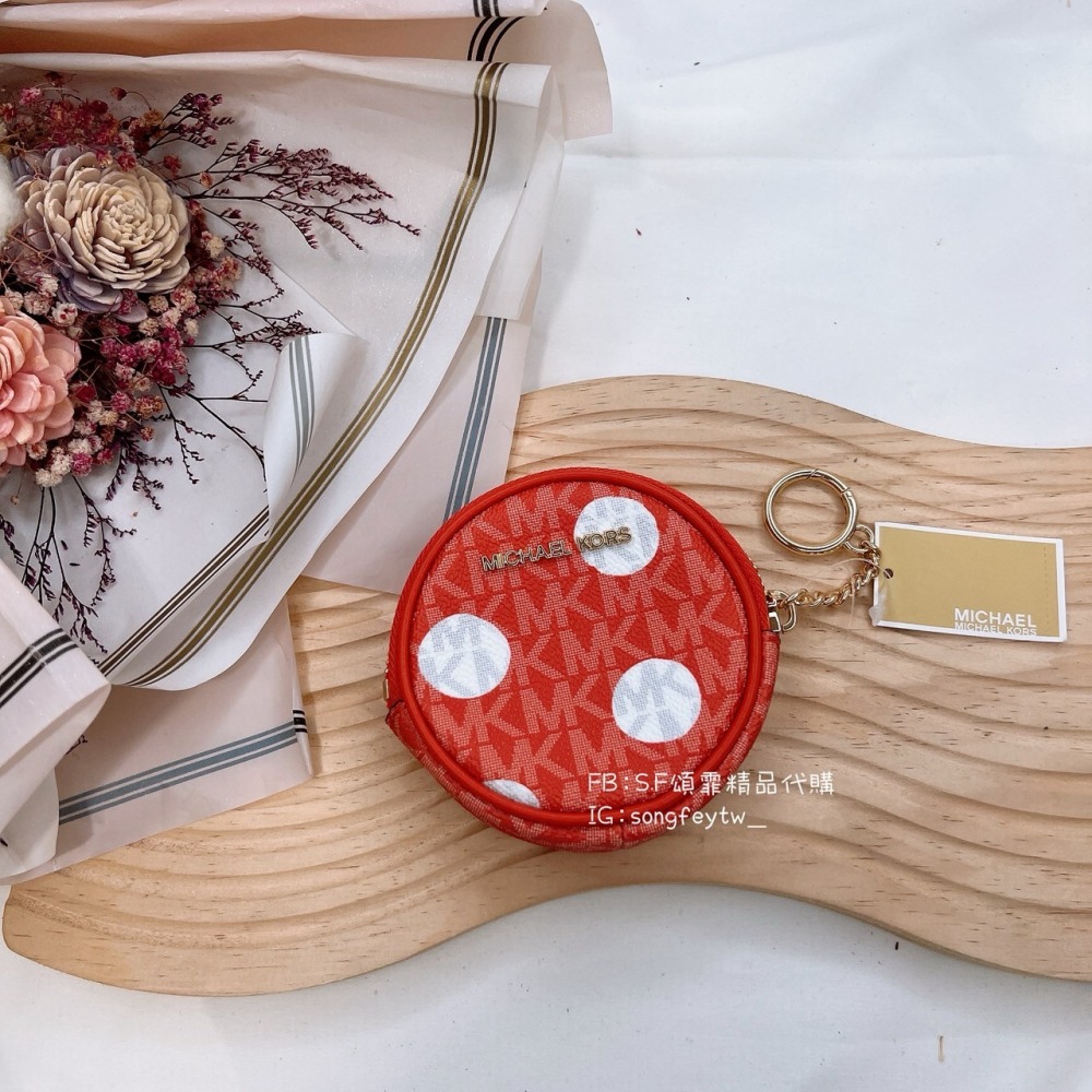 美國代購🇺🇸台灣現貨 MK 圓形零錢包-細節圖2