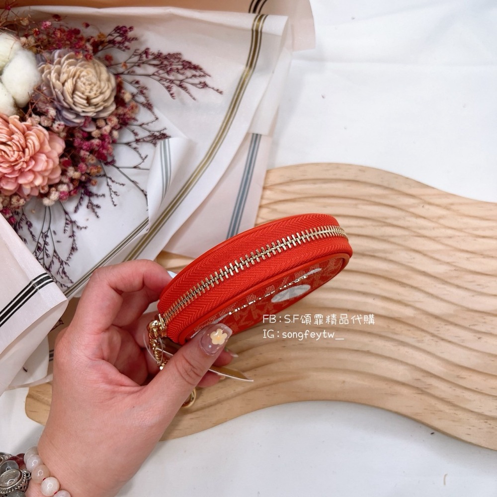 美國代購🇺🇸台灣現貨 MK 圓形零錢包-細節圖4