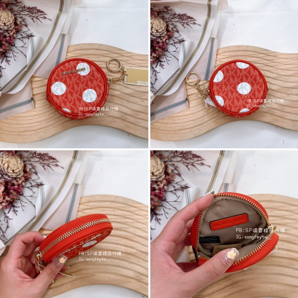 美國代購🇺🇸台灣現貨 MK 圓形零錢包-細節圖6