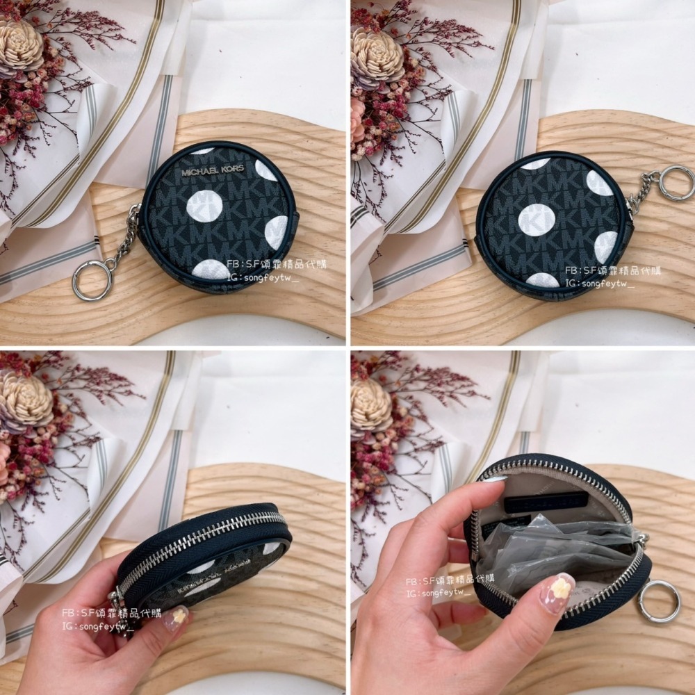 美國代購🇺🇸台灣現貨 MK 圓形零錢包-細節圖7