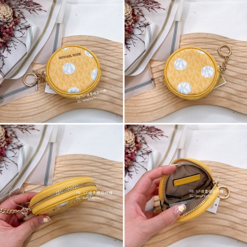 美國代購🇺🇸台灣現貨 MK 圓形零錢包-細節圖8