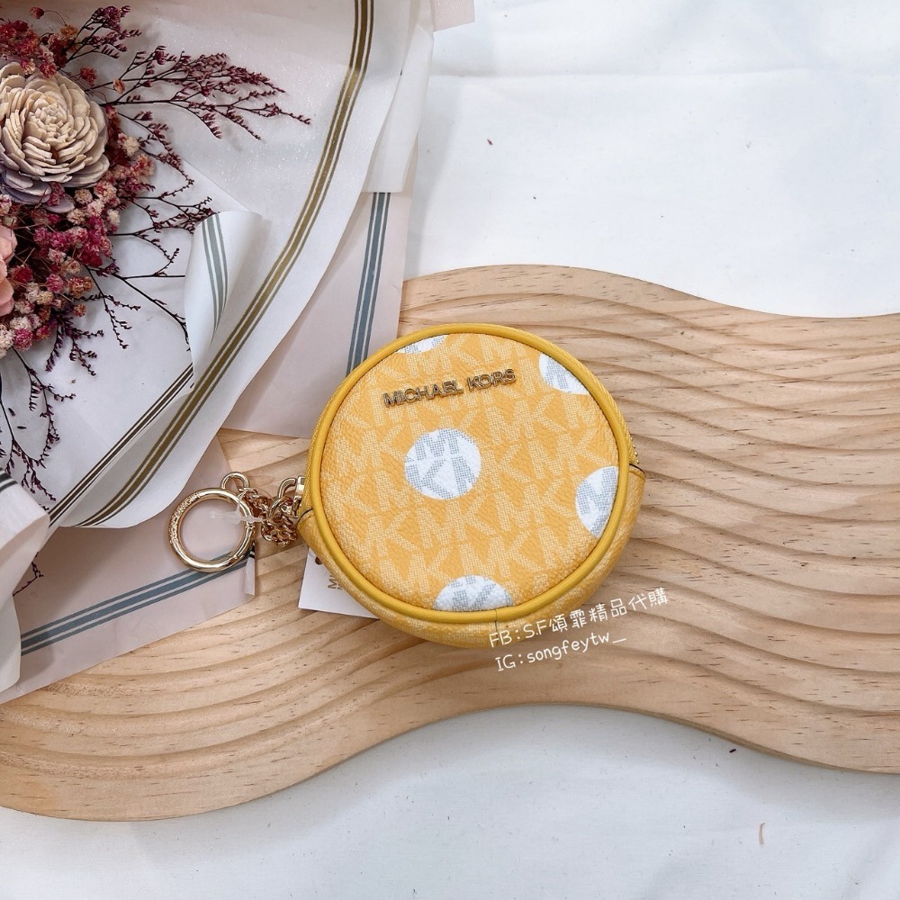 美國代購🇺🇸台灣現貨 MK 圓形零錢包-規格圖9