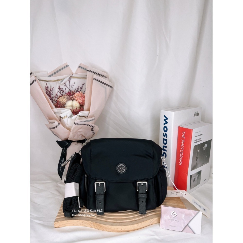 美國代購🇺🇸台灣現貨 Tory Burch｜TB 專櫃款 尼龍郵差包-細節圖2