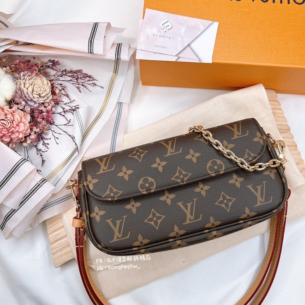 歐美代購🇺🇸台灣現貨  Louis Vuitton 路易威登 信封包 Ivy M81911-規格圖5