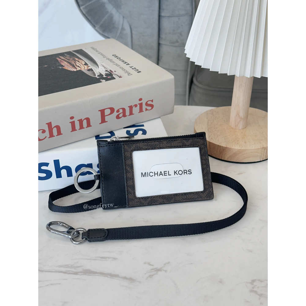 美國代購🇺🇸台灣現貨 MK 男款 證件掛繩 零錢包-細節圖2