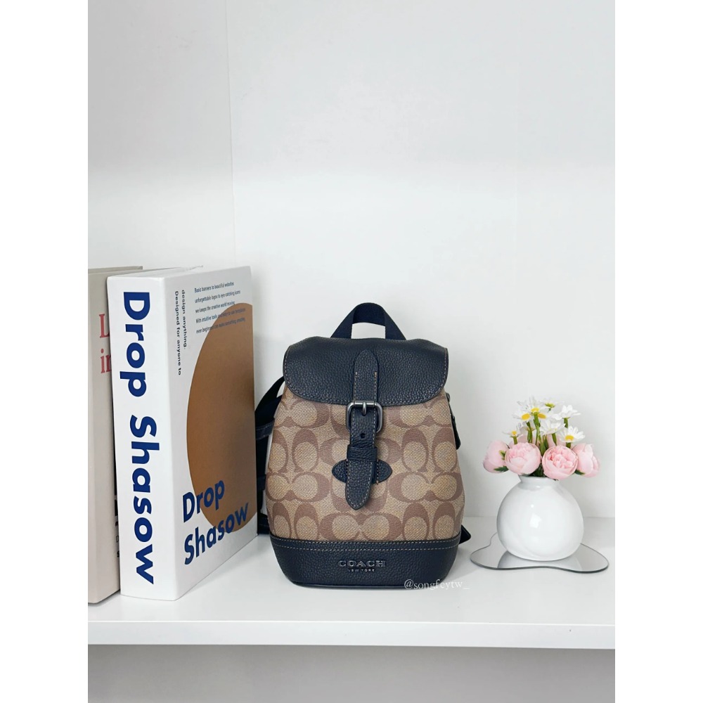 美國代購🇺🇸台灣現貨 Coach 後背造型胸包-規格圖6