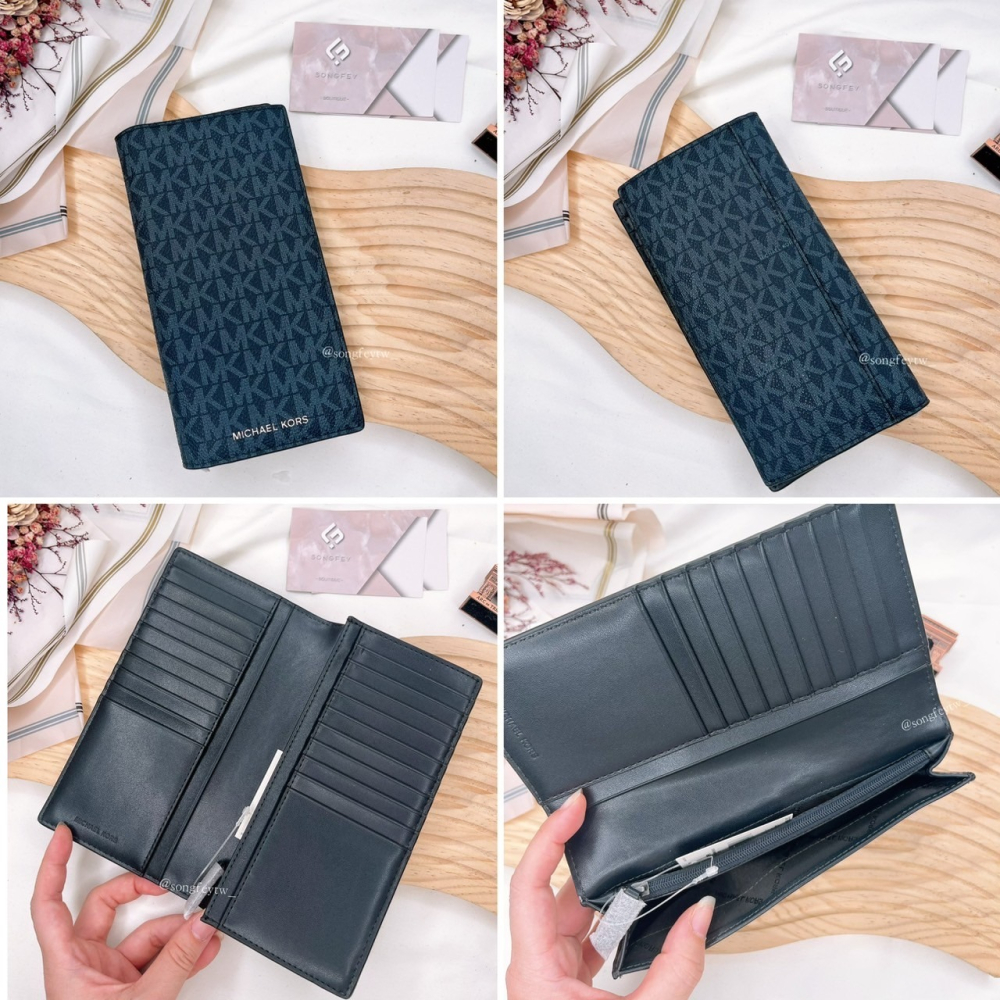 美國代購🇺🇸台灣現貨 MK 男生對開長夾-細節圖5