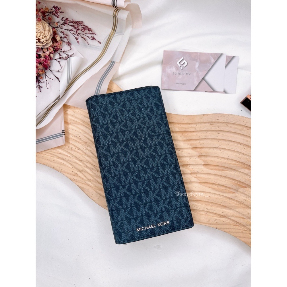 美國代購🇺🇸台灣現貨 Michael Kors｜MK 對開 兩折 男長夾-規格圖5