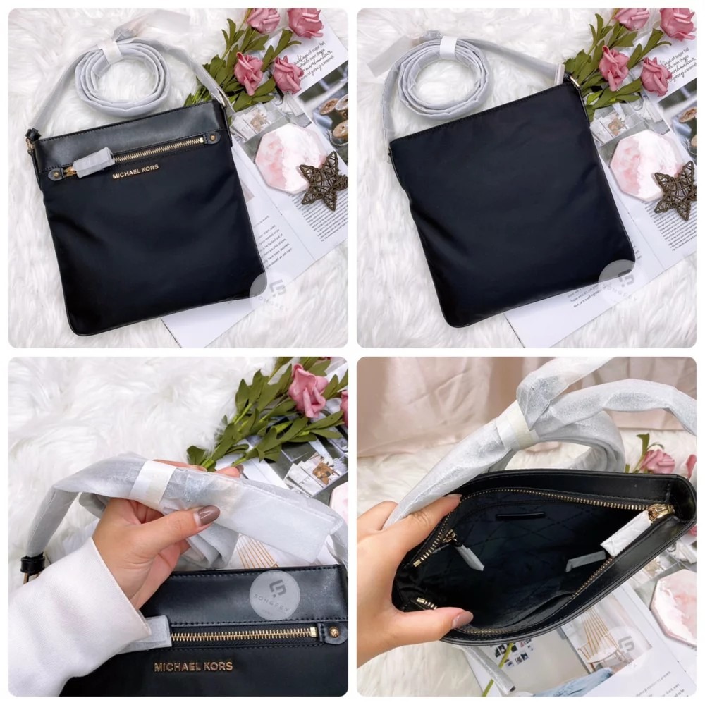 美國代購🇺🇸台灣現貨 MK 尼龍側扁包 斜背包-細節圖5