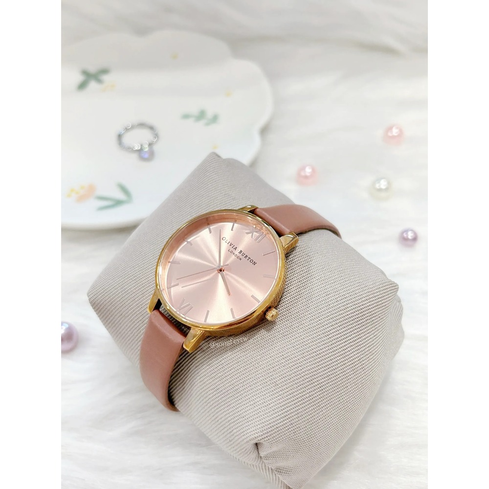 美國代購🇺🇸台灣現貨 Olivia Burton 女款 皮帶 手錶-細節圖2