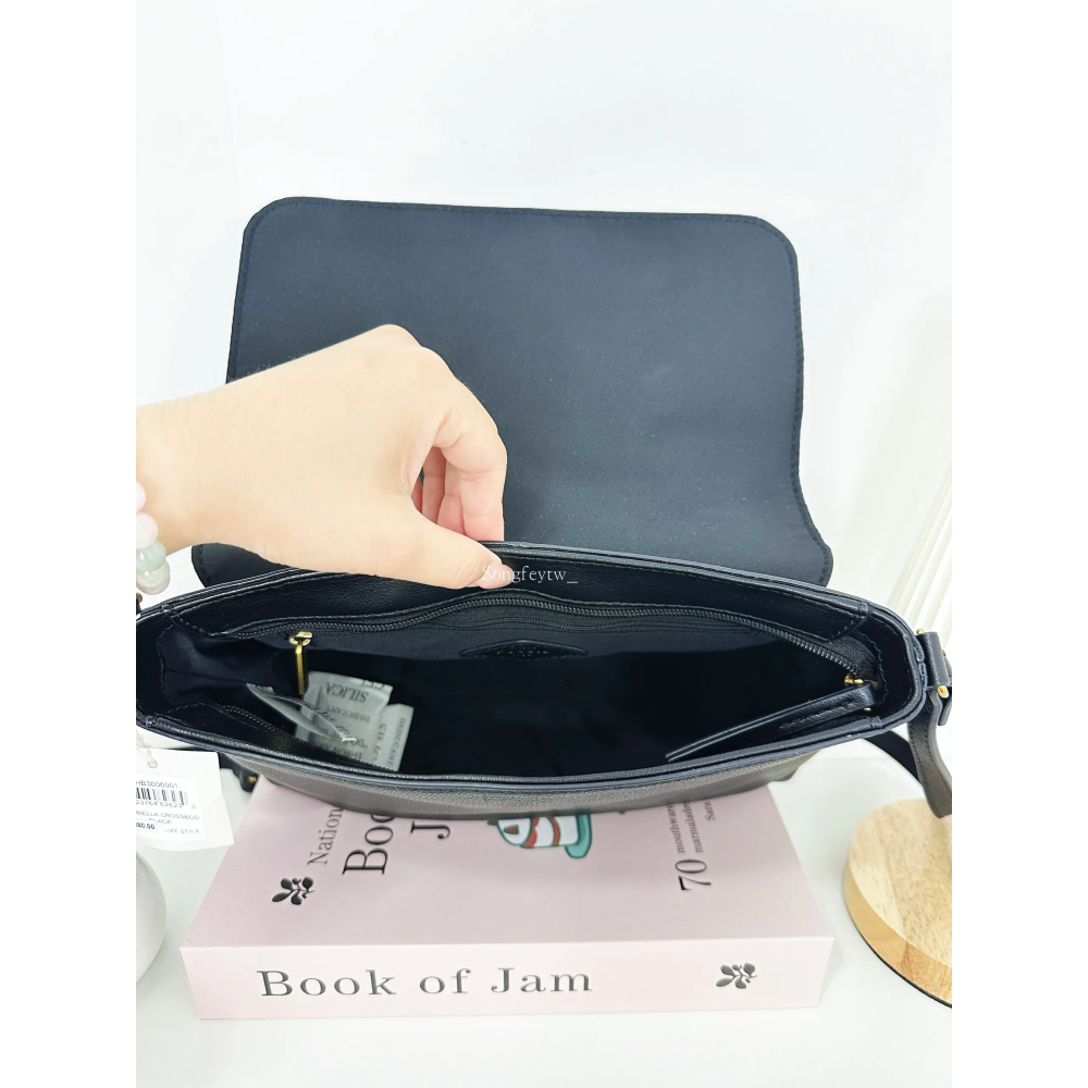 美國代購🇺🇸台灣現貨 Fossil 牛皮郵差包 信封包 斜背包-細節圖3