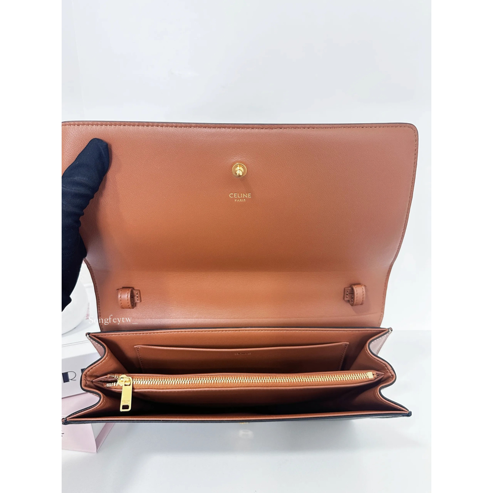 歐美代購 台灣現貨 Celine 經典 凱旋門 信封腋下包-細節圖4