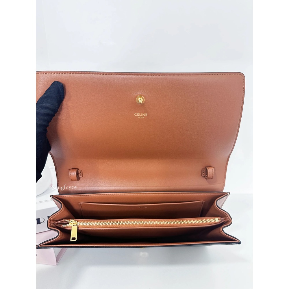 歐美代購 台灣現貨 Celine 經典 凱旋門 信封腋下包-細節圖4