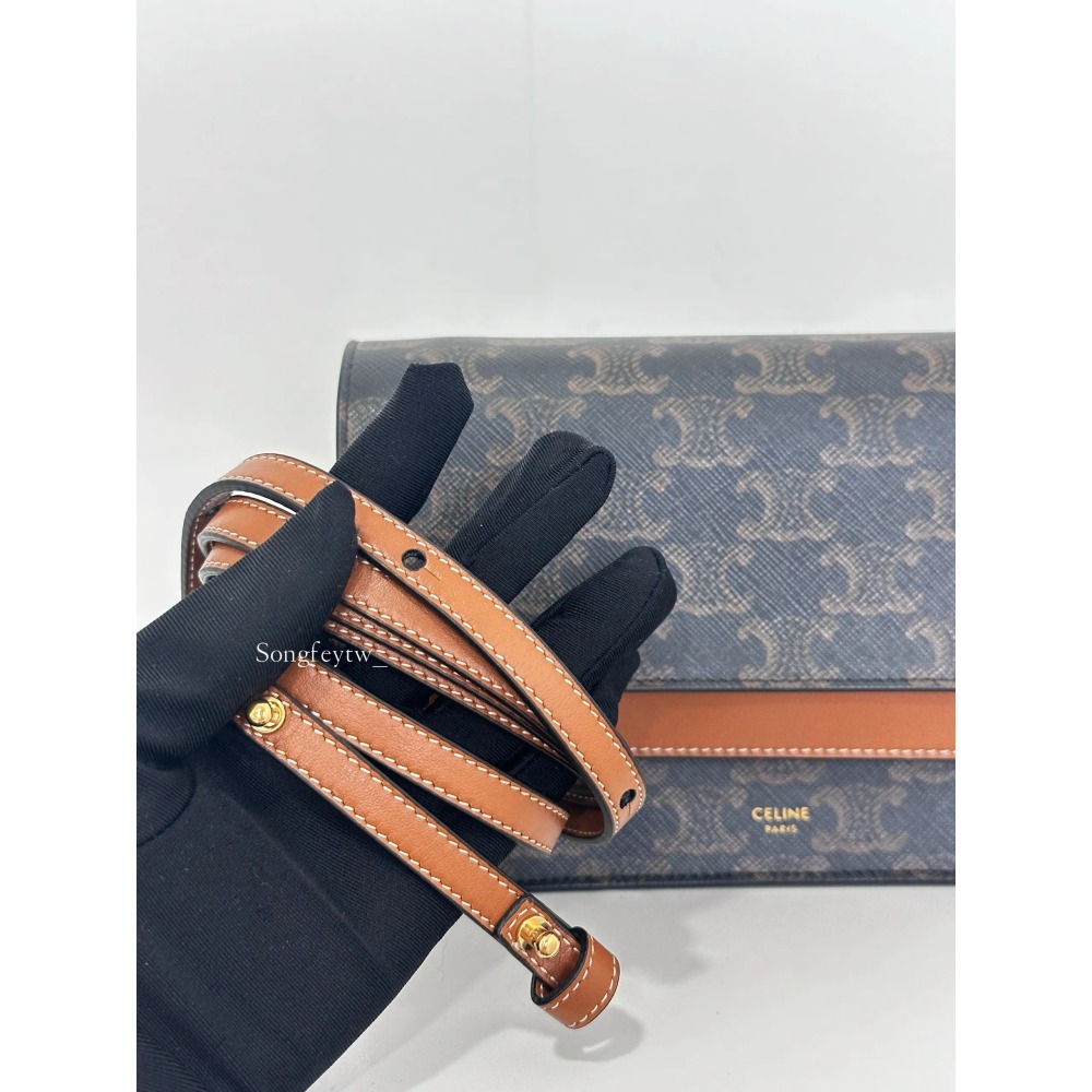 歐美代購 台灣現貨 Celine 經典 風琴 Woc-細節圖6