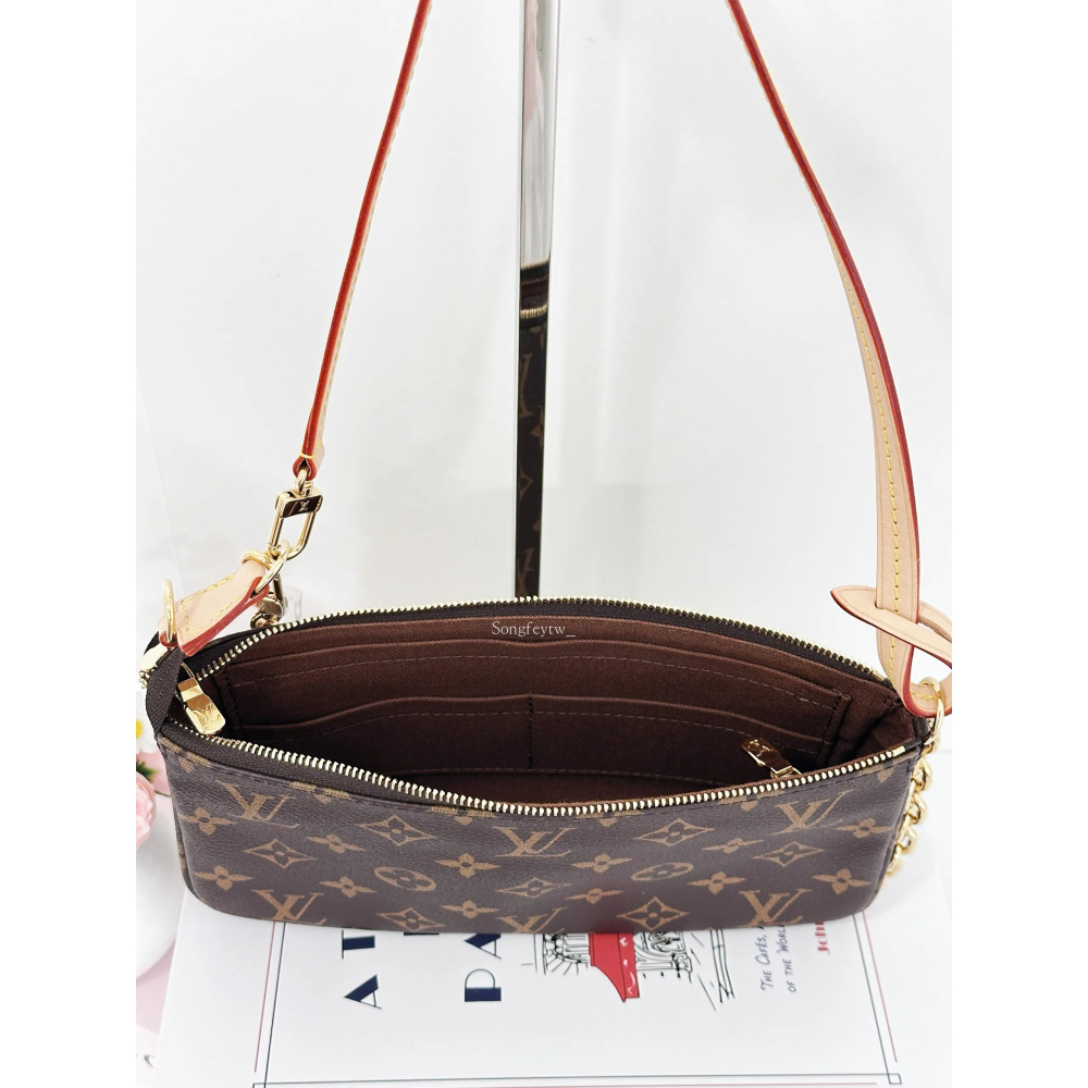 歐美代購🇺🇸台灣現貨 Louis Vuitton｜LV 經典 老花 大麻將包 M82766-細節圖4