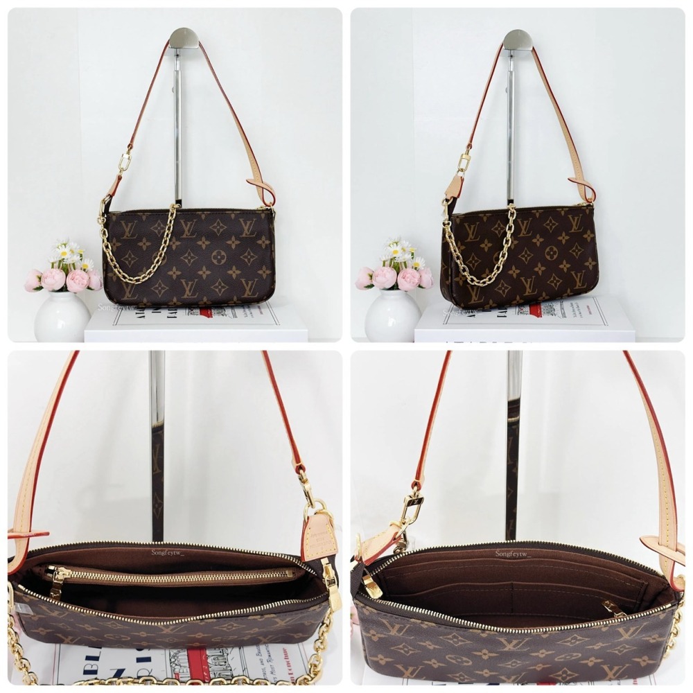 歐美代購🇺🇸台灣現貨 Louis Vuitton｜LV 經典 老花 大麻將包 M82766-細節圖7