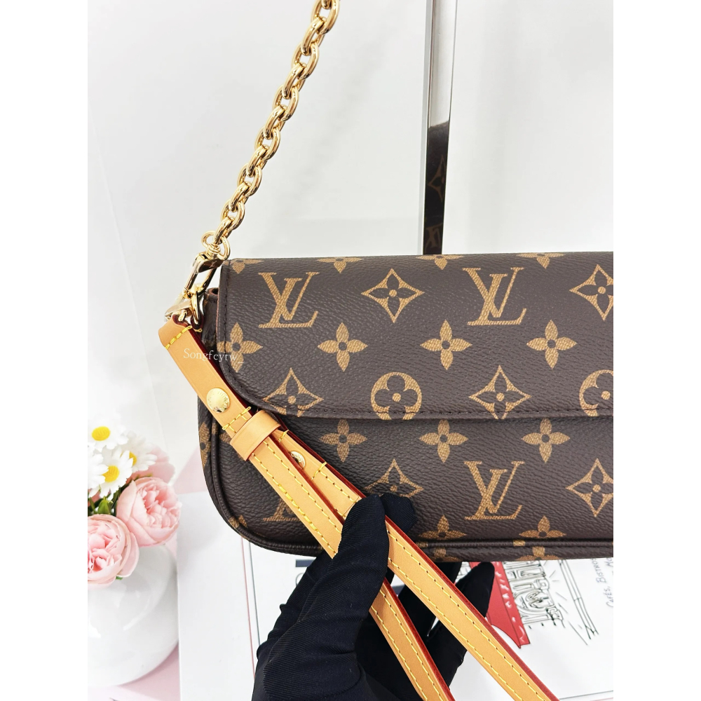 歐美代購🇺🇸台灣現貨   Louis Vuitton 路易威登 信封包 Ivy  M81911-細節圖7