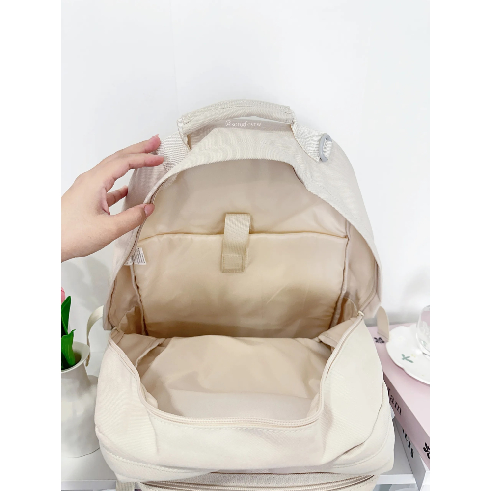 美國代購🇺🇸台灣現貨 韓國 WHO.A.U 帆布 機能後背包-細節圖10