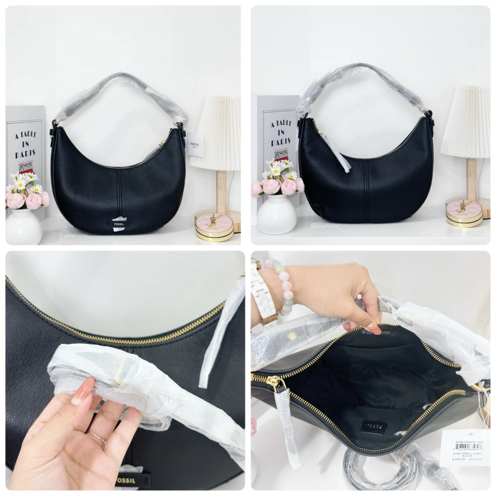 美國代購🇺🇸台灣現貨 Fossil 肩背 月牙 Hobo包-細節圖6