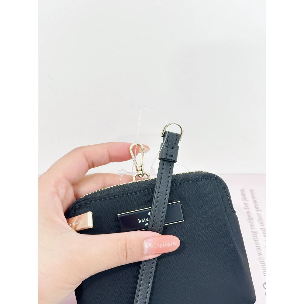 美國代購🇺🇸台灣現貨 Kate spade｜KS 尼龍 證件掛繩 零錢包-細節圖3