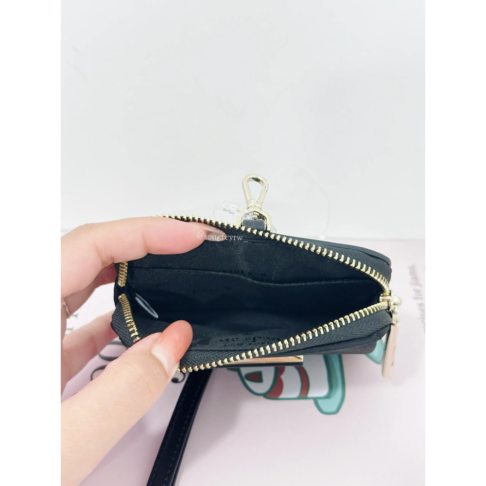 美國代購🇺🇸台灣現貨 Kate spade｜KS 尼龍 證件掛繩 零錢包-細節圖4