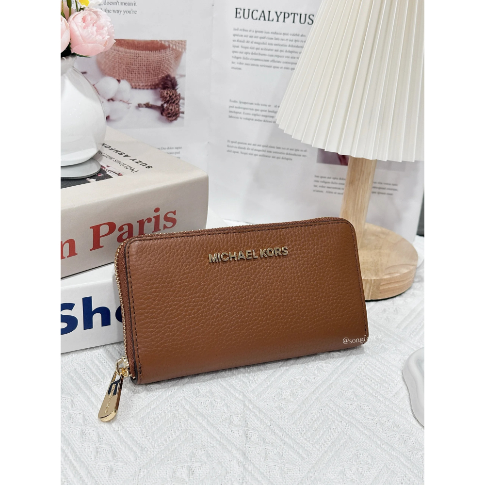 美國代購 台灣現貨 Michael Kors｜MK ㄇ型拉鍊 中長夾-細節圖4