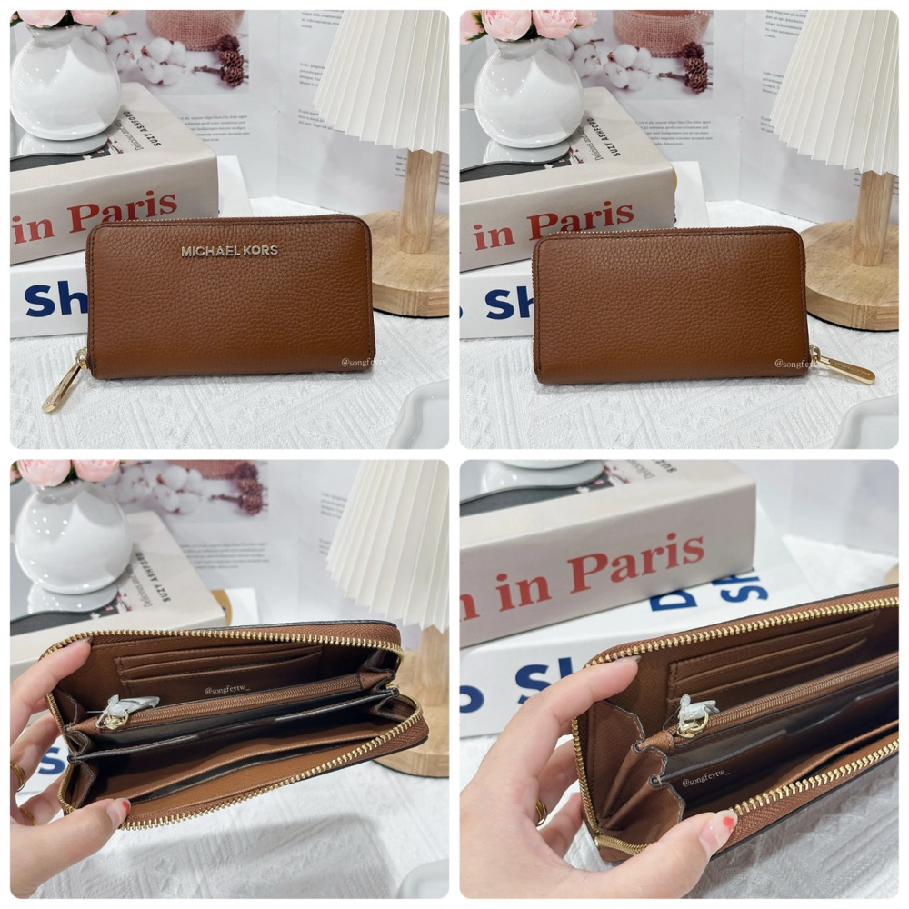 美國代購 台灣現貨 Michael Kors｜MK ㄇ型拉鍊 中長夾-細節圖6