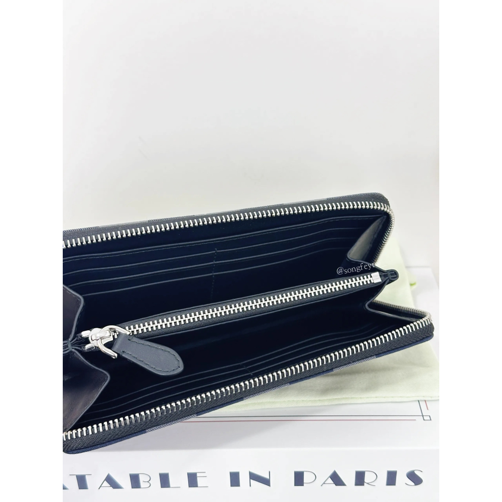 歐美代購 台灣現貨 Burberry 經典格紋 拉鍊 男長夾-細節圖4