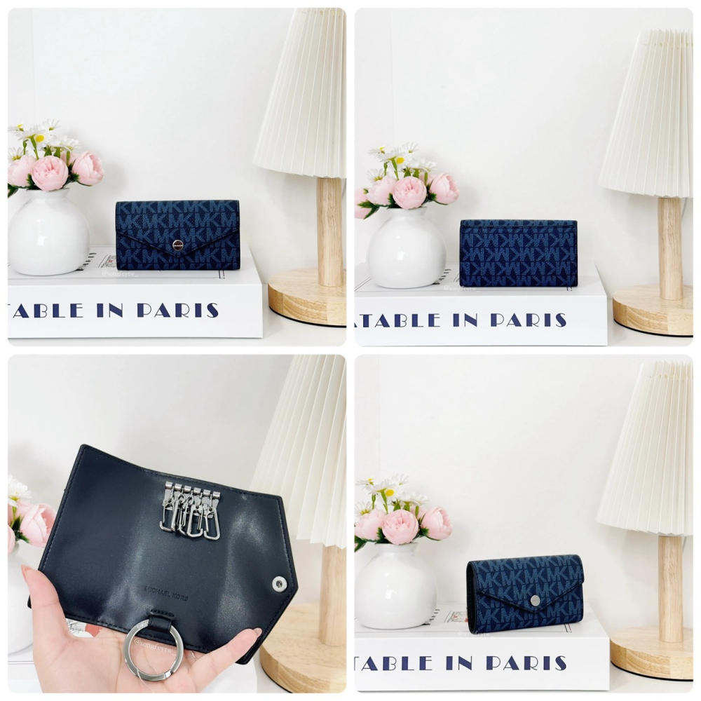 美國代購🇺🇸台灣現貨 Michael Kors｜MK 男款 滿版 鑰匙包-細節圖5