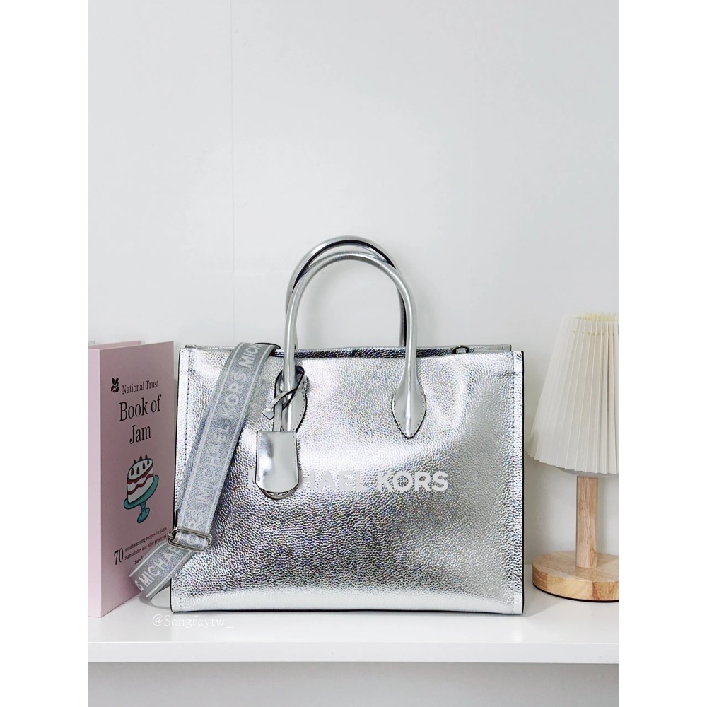 美國代購🇺🇸台灣現貨 Michael Kors｜MK Mirella 手提 紙袋包-中款 斜背包-細節圖2