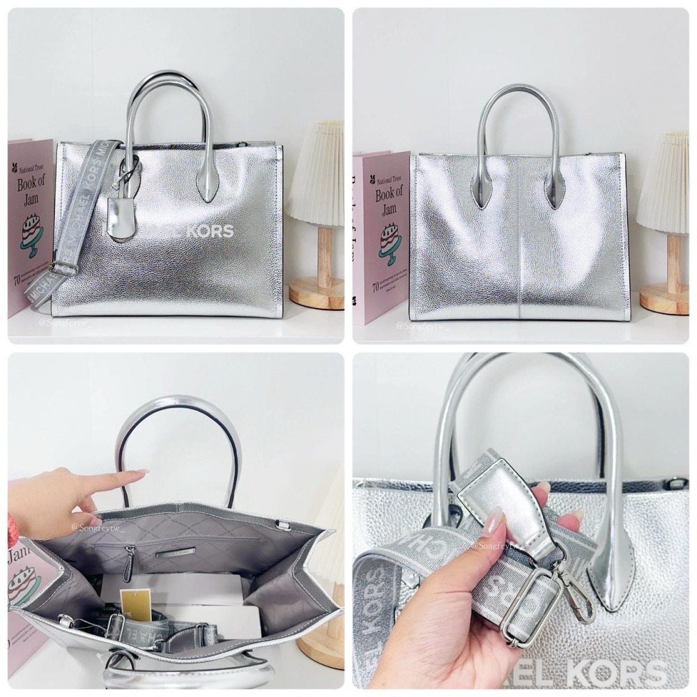 美國代購🇺🇸台灣現貨 Michael Kors｜MK Mirella 手提 紙袋包-中款 斜背包-細節圖7