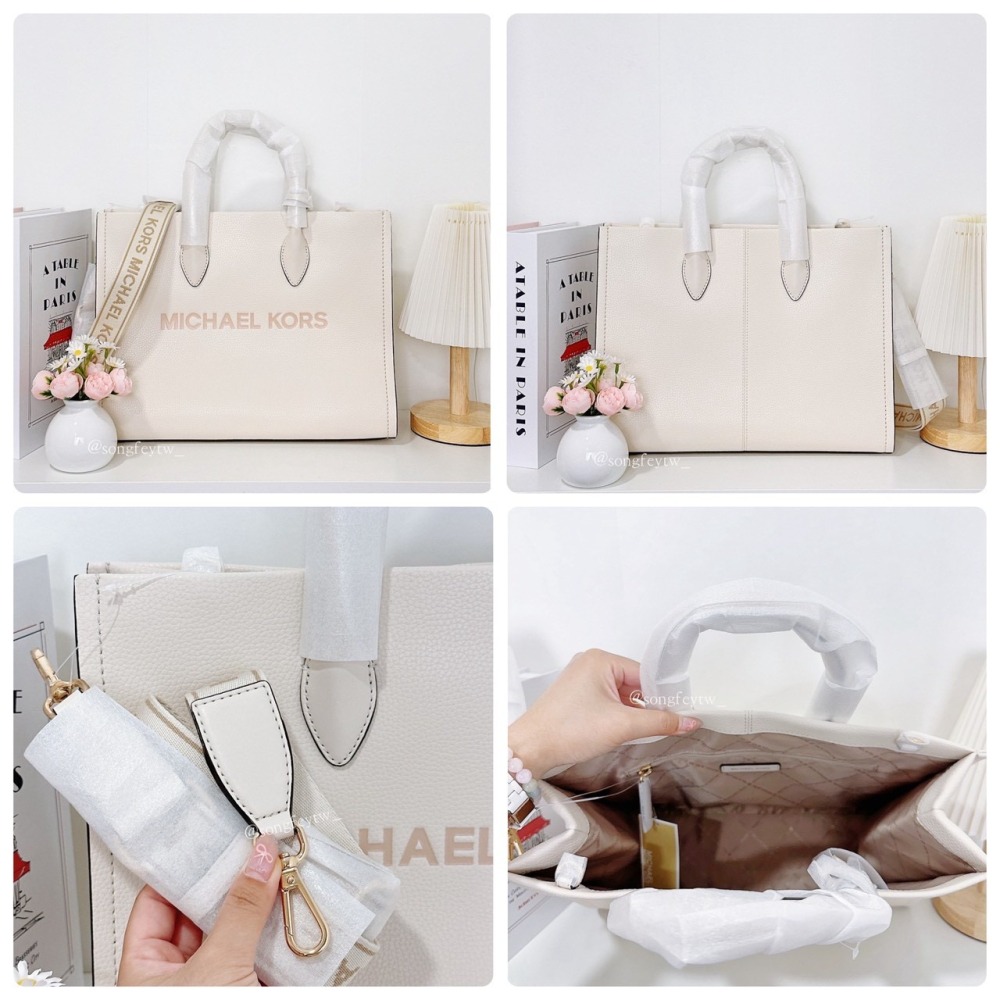 美國代購🇺🇸台灣現貨 Michael Kors｜MK Mirella 手提 紙袋包-中款 斜背包-細節圖11