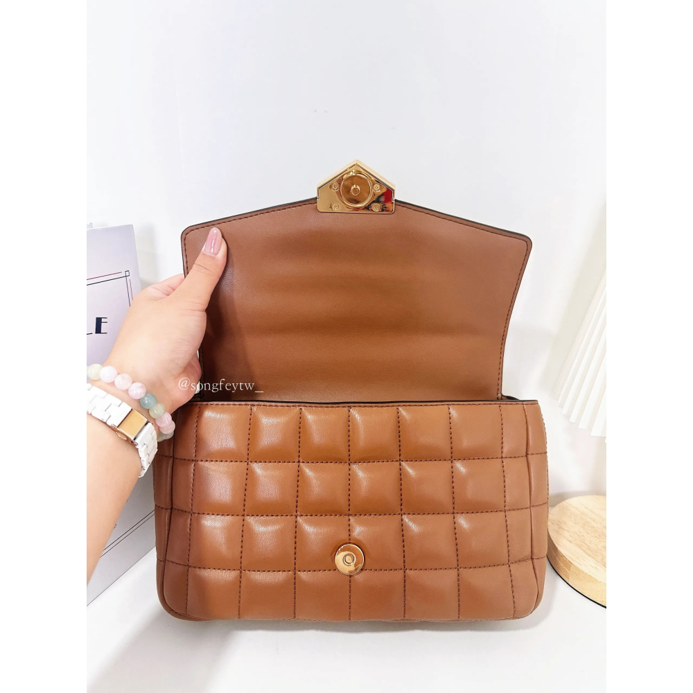 美國代購🇺🇸台灣現貨 Michael Kors｜MK 專櫃款 小香風兩用鍊包-細節圖3