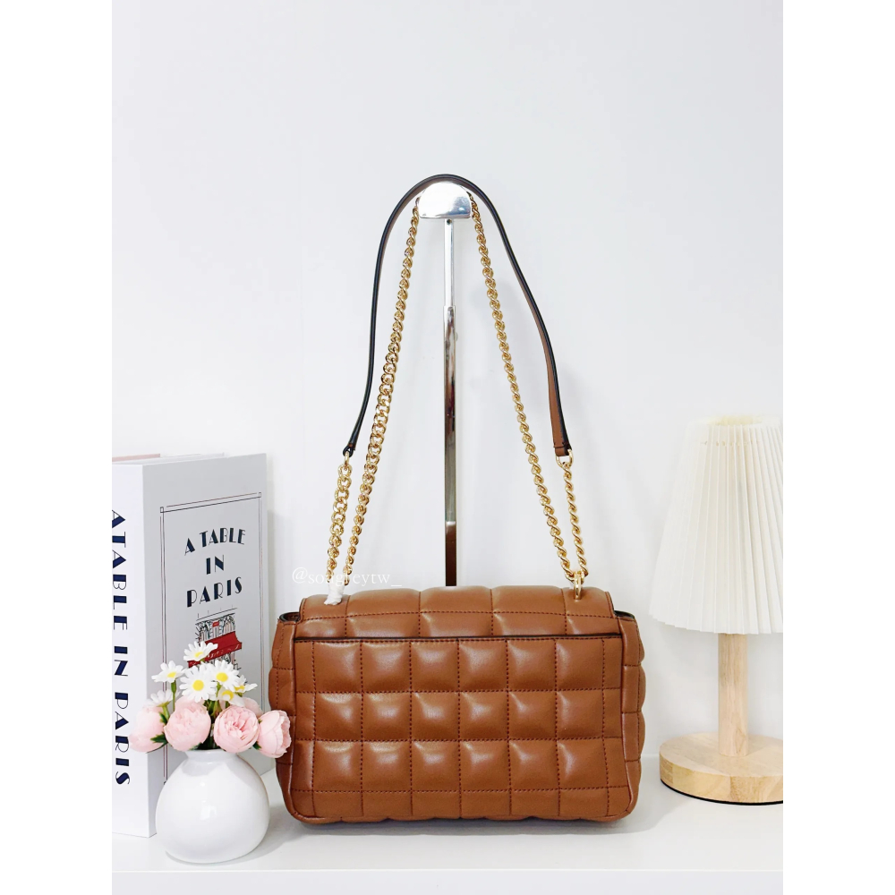 美國代購🇺🇸台灣現貨 Michael Kors｜MK 專櫃款 小香風兩用鍊包-細節圖5