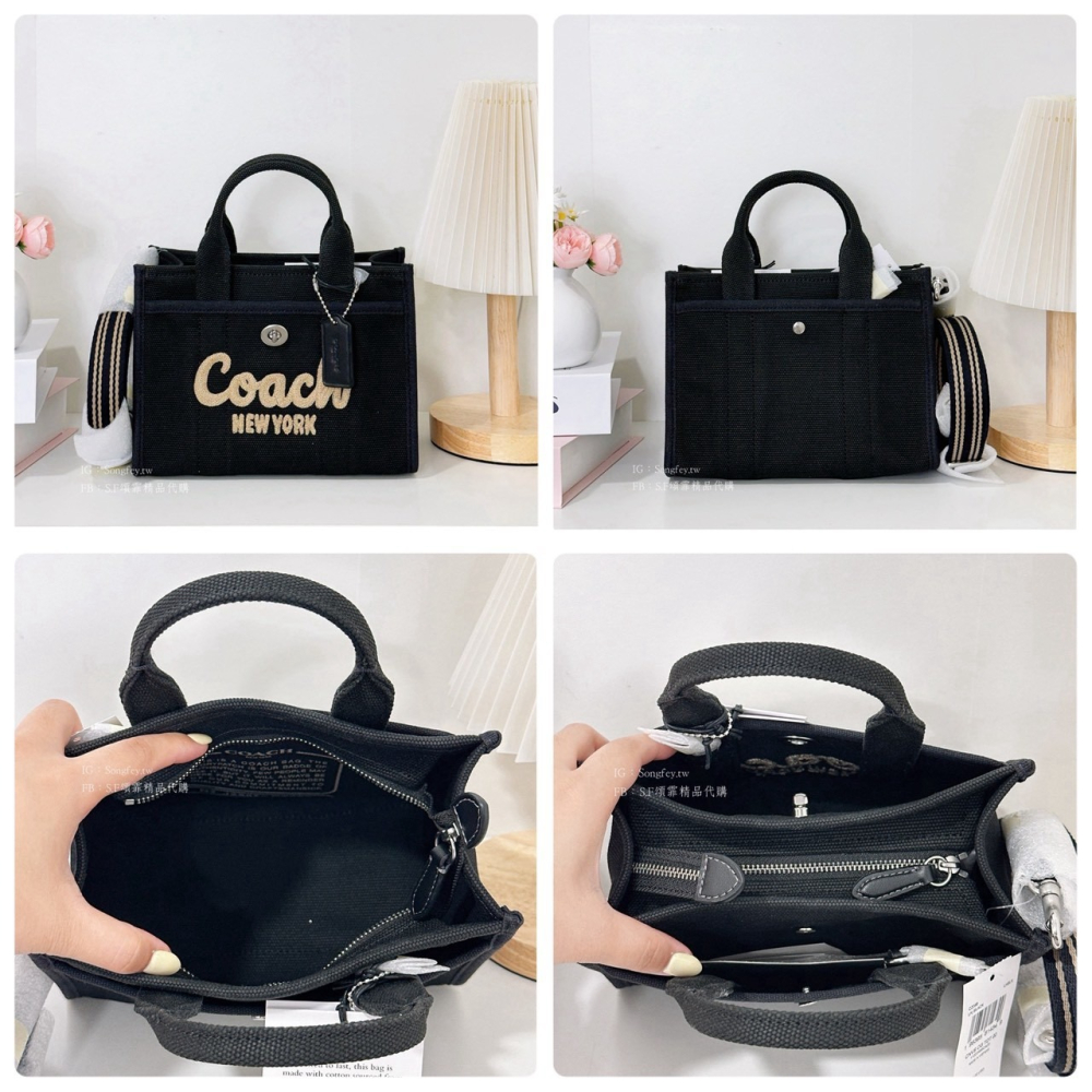 美國代購🇺🇸台灣現貨 Coach 專櫃款 CARGO 迷你 紙袋包-細節圖7