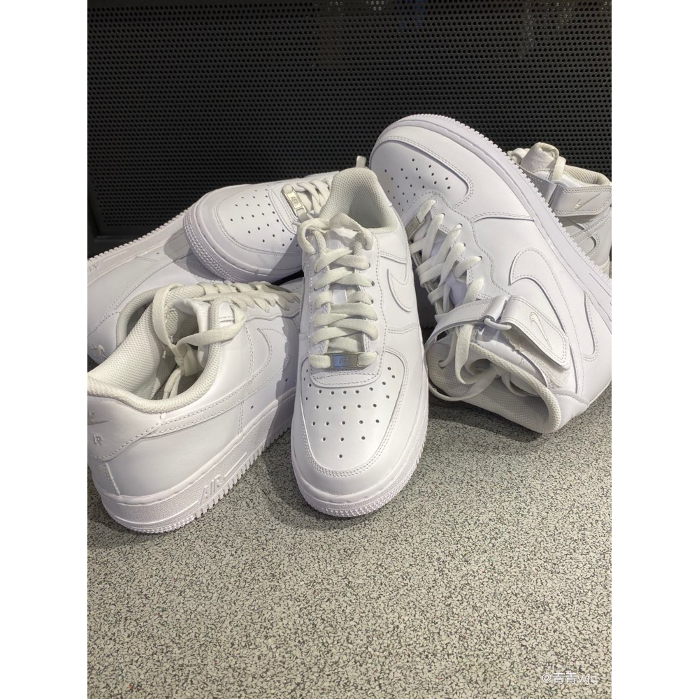 NIKE AIR FORCE 1 AF1 全白 白色 CW2288-111 DD8959-100 男女款-細節圖2