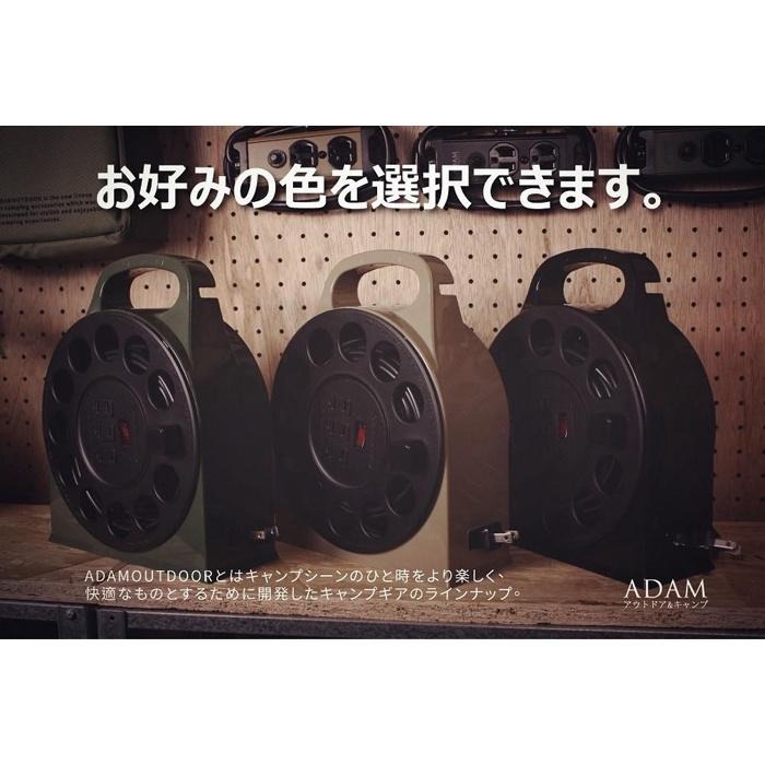 【ADAM】輪座式延長線 15M 動力延長線 迷你輪座式延長線 延長線 戶外延長線 居家 露營 登山 Zakka 動力線-細節圖6