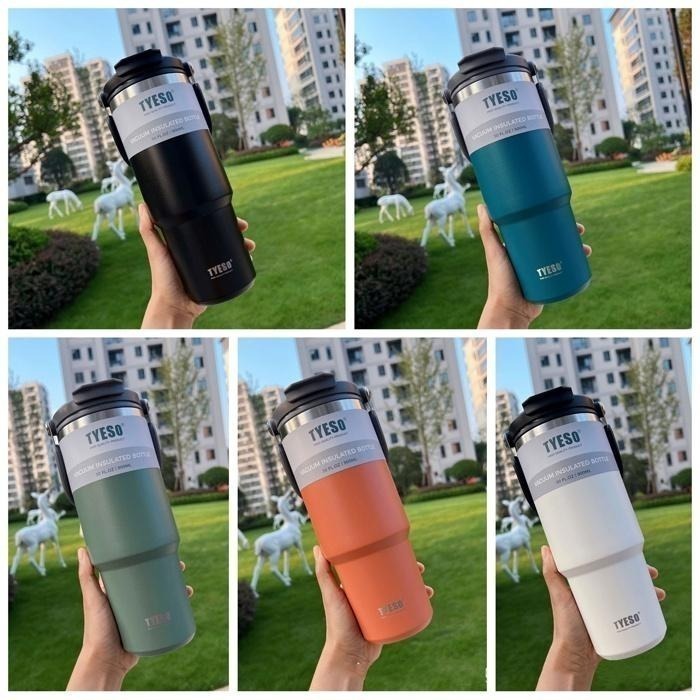 Tyeso 提把冰霸杯 保溫杯 保冰杯 不鏽鋼保溫杯 手提冰霸杯 冰霸杯 隨身杯 隨行杯 咖啡杯 交換禮物 禮物 保溫-細節圖8